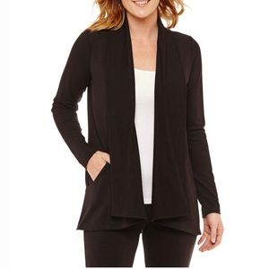 NWT St. John’s Bay Active Cozy Open Front Cardigan